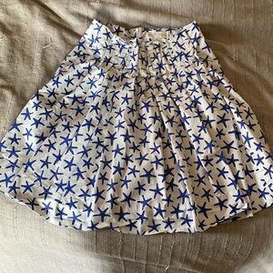 Kate Spade Broome Street Starfish Pleated Skirt